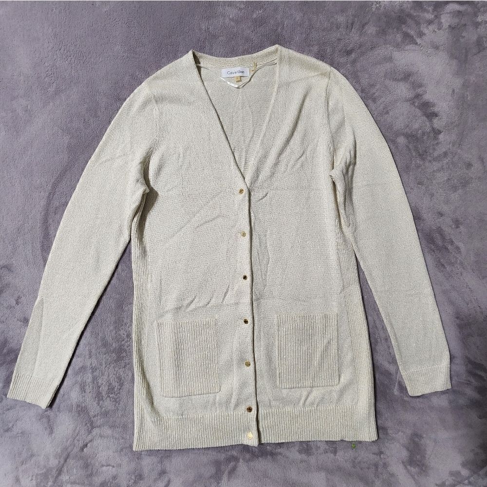 Calvin Klein Cardigan Sweater, Size S